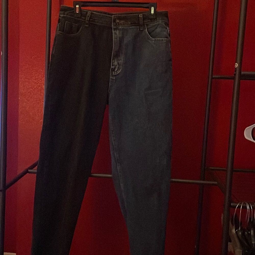 Shein two toned jeans